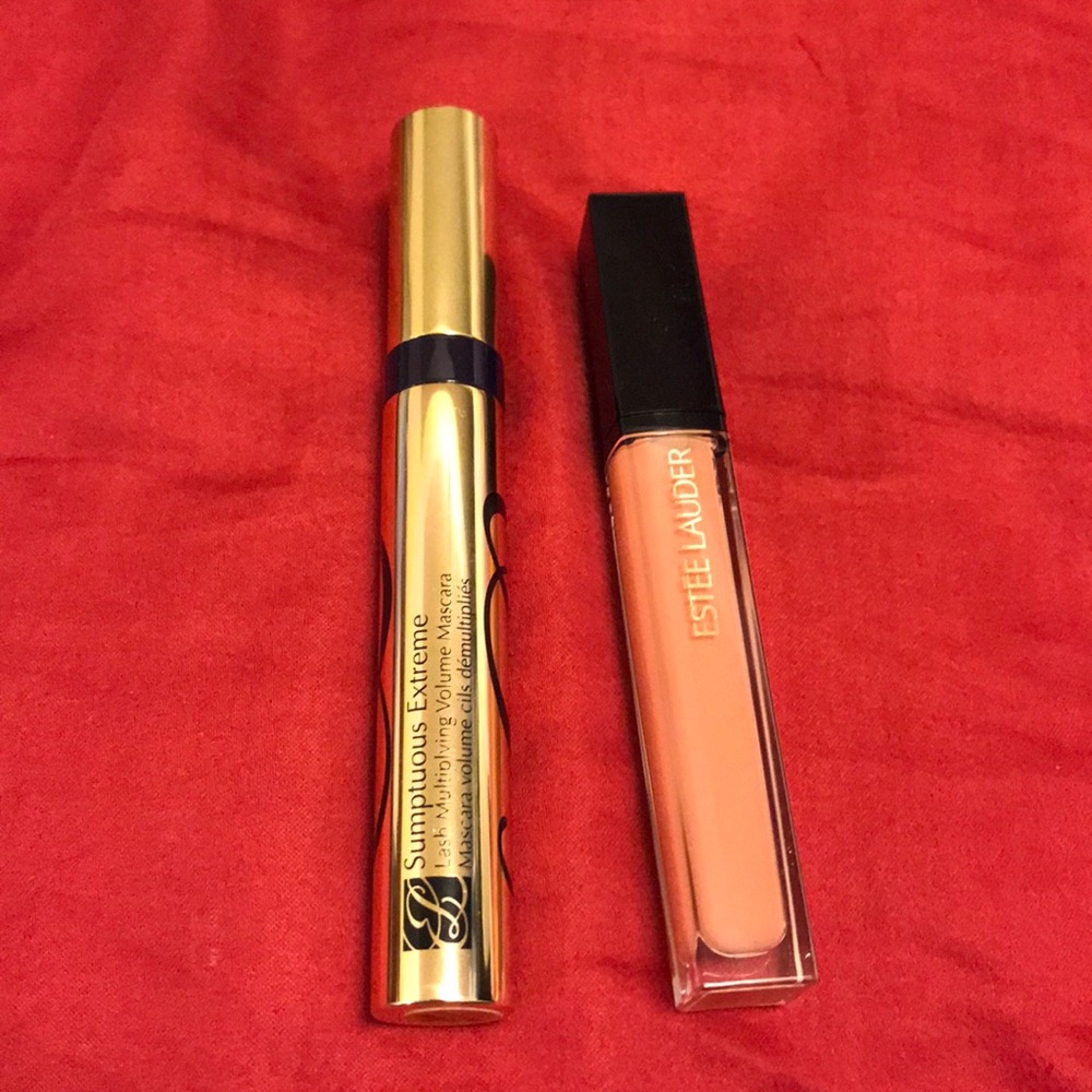 NWT Estée Lauder volume mascara and lipgloss set - Picture 1 of 6